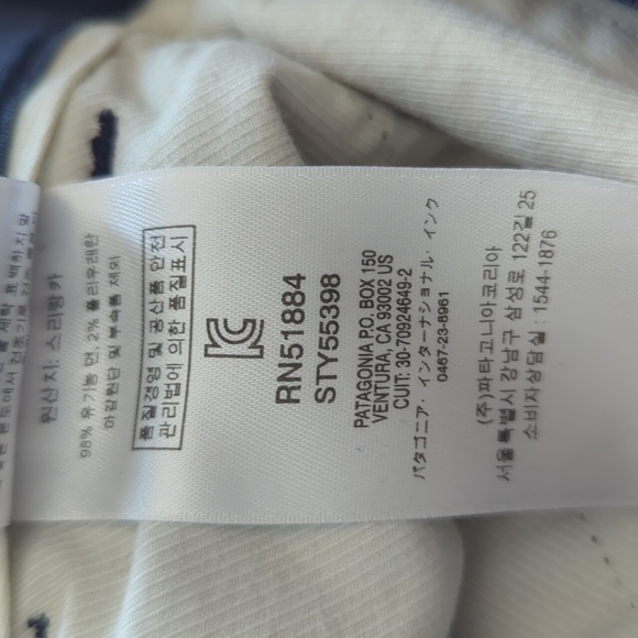 Patagonia Navy Organic Cotton Chino Ankle Pants Size 4 - Picture 5 of 5